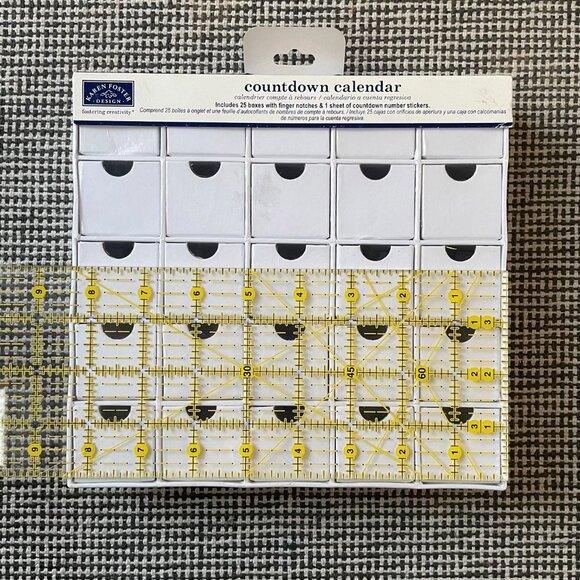Karen Foster Countdown Calendar 3D Advent w/ Number Stickers - Picture 5 of 9